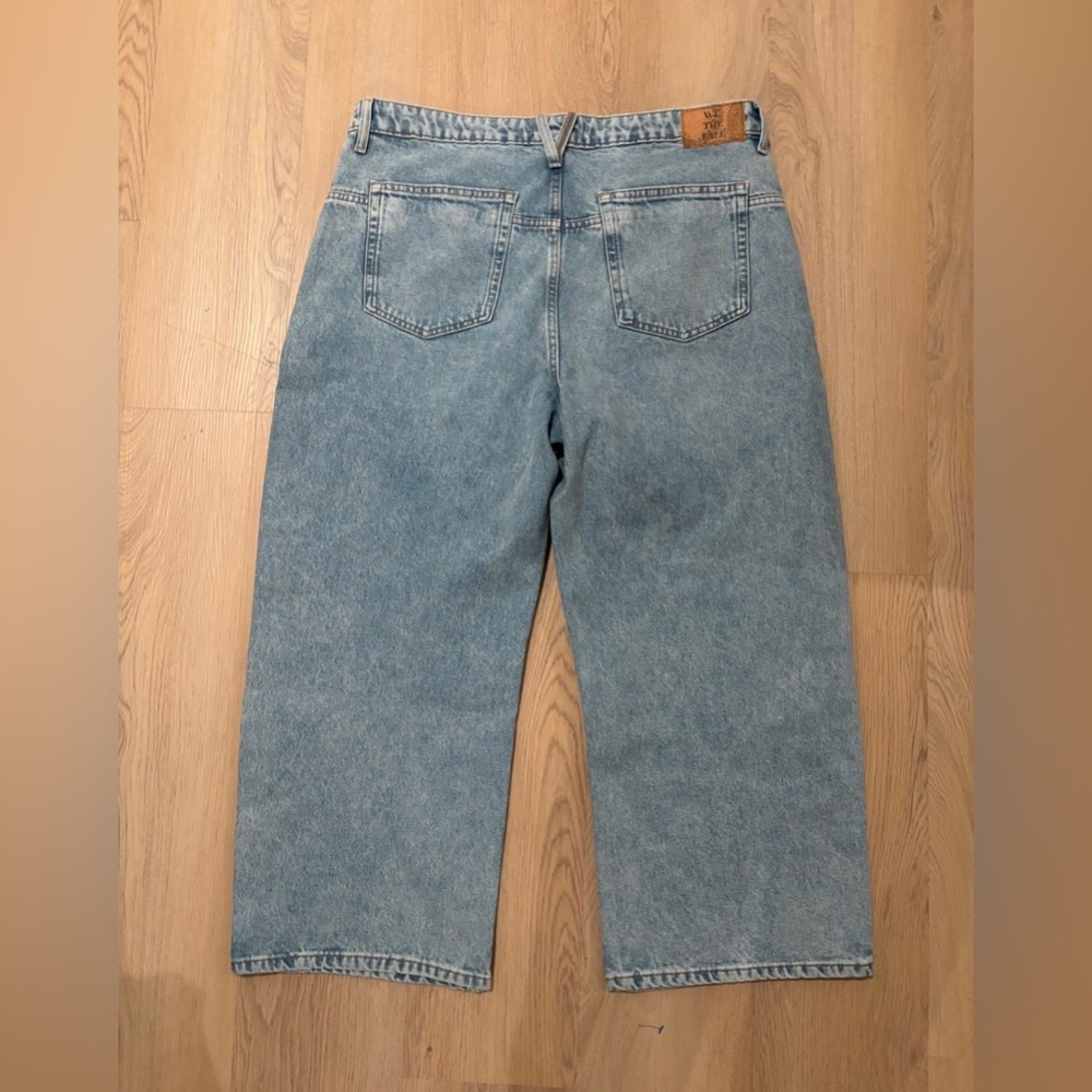 Free People We The Free Deep Trance Dropped Boyfriend Jeans Size 32 - Picture 5 of 7
